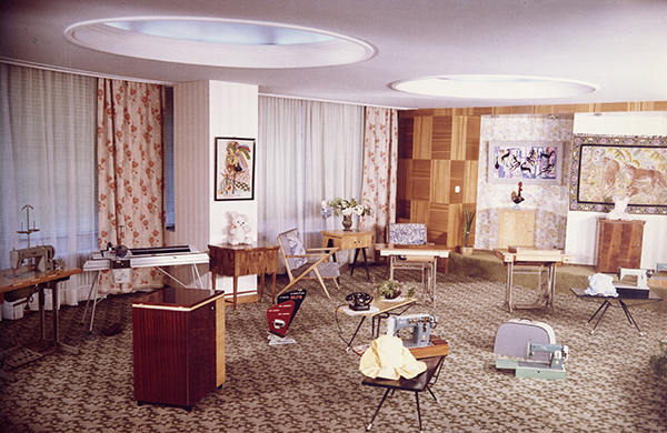 Sala de exposiciones ano 1953